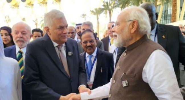 President Ranil Wickremesinghe meets with Indian PM at COP28